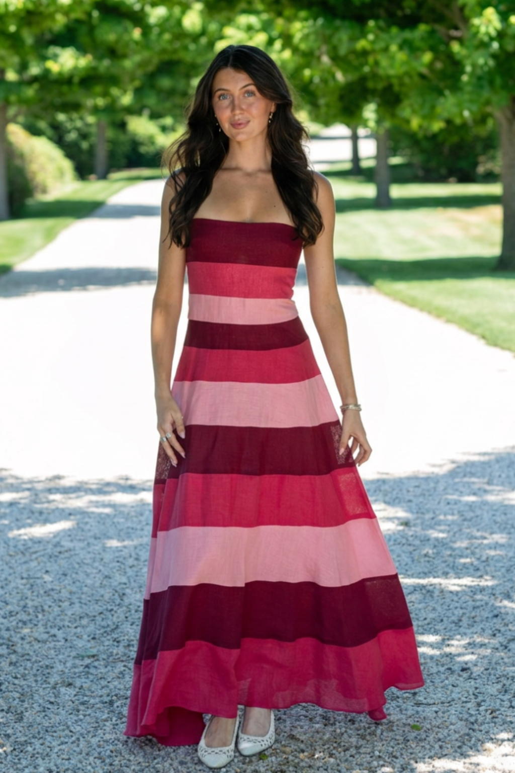 De Castro Azure Horizon Dress