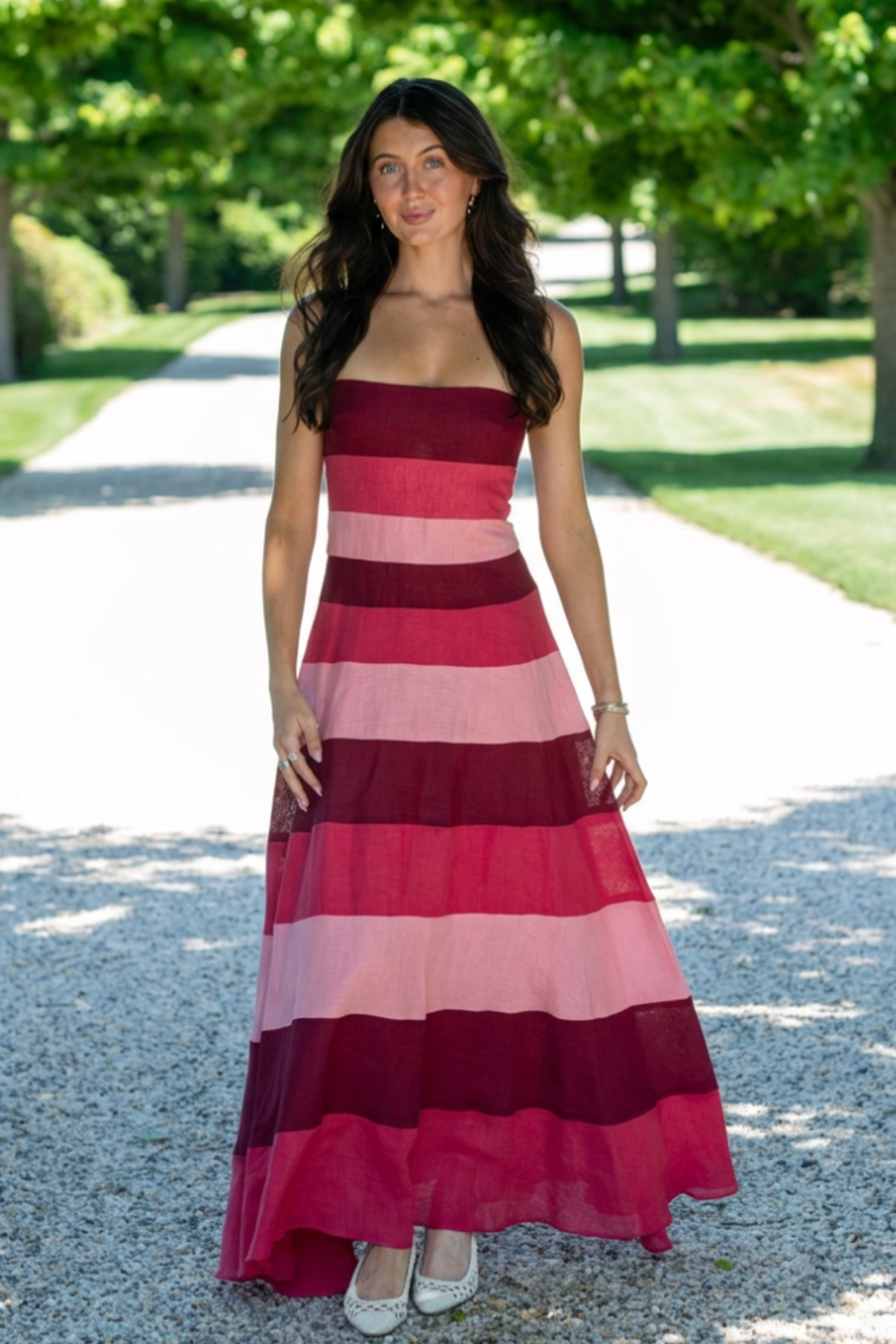 De Castro Azure Horizon Dress