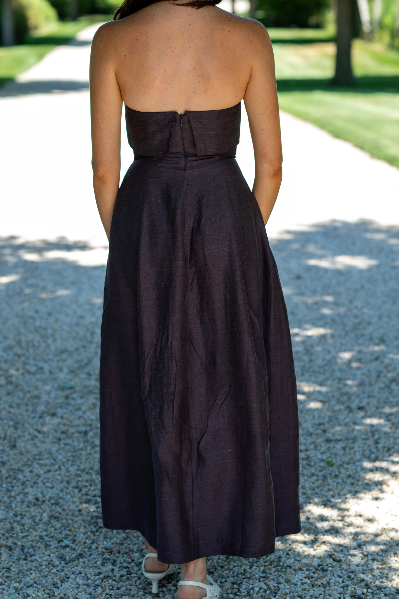 Bondi Born Bormio Bandeau Maxi Dress - Mocha