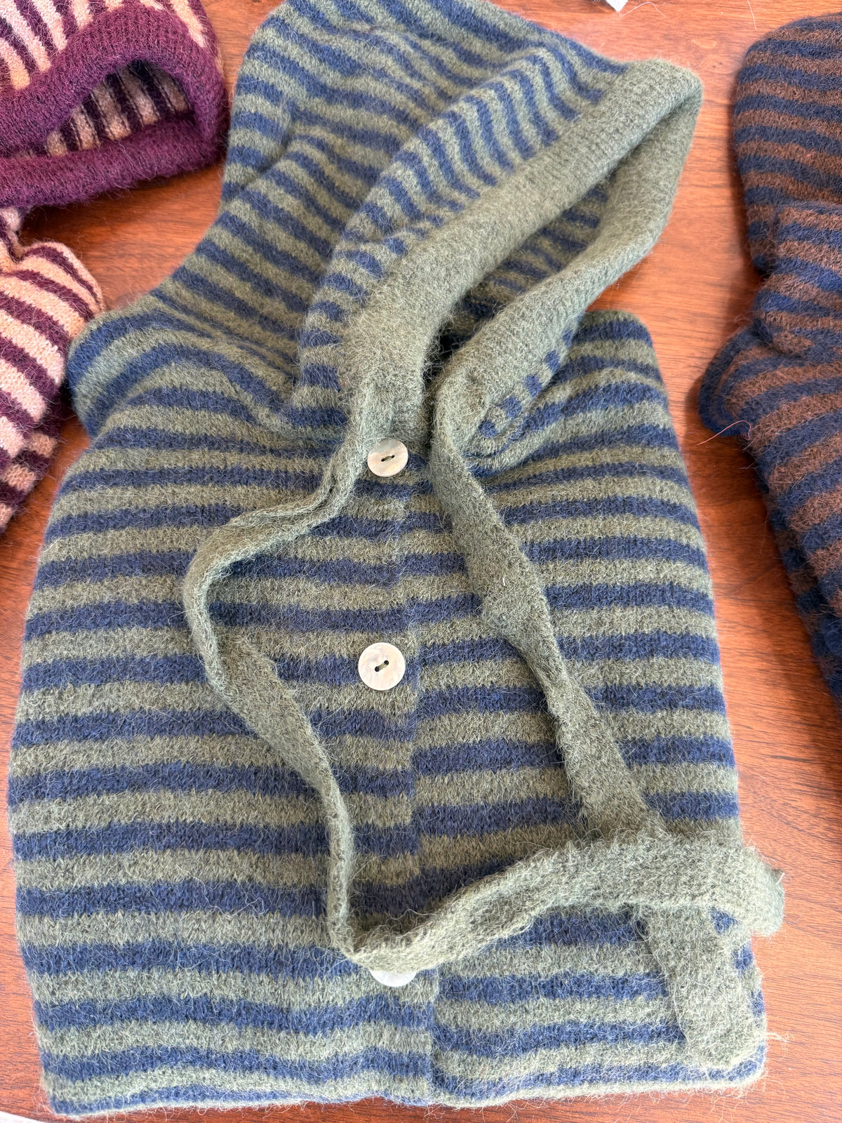 Johanna Paris Hearth Striped Cardigan Hoody