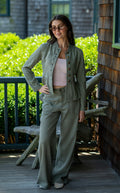 Shaft Jean Sage Color Wash