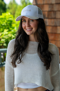 Society Merch Beige Trucker Hat